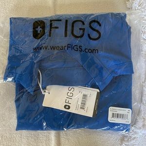 FIGS Rafaela oversized scrub top XS in ROYAL BLUE